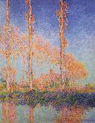 Claude Monet Poplars, oil painting